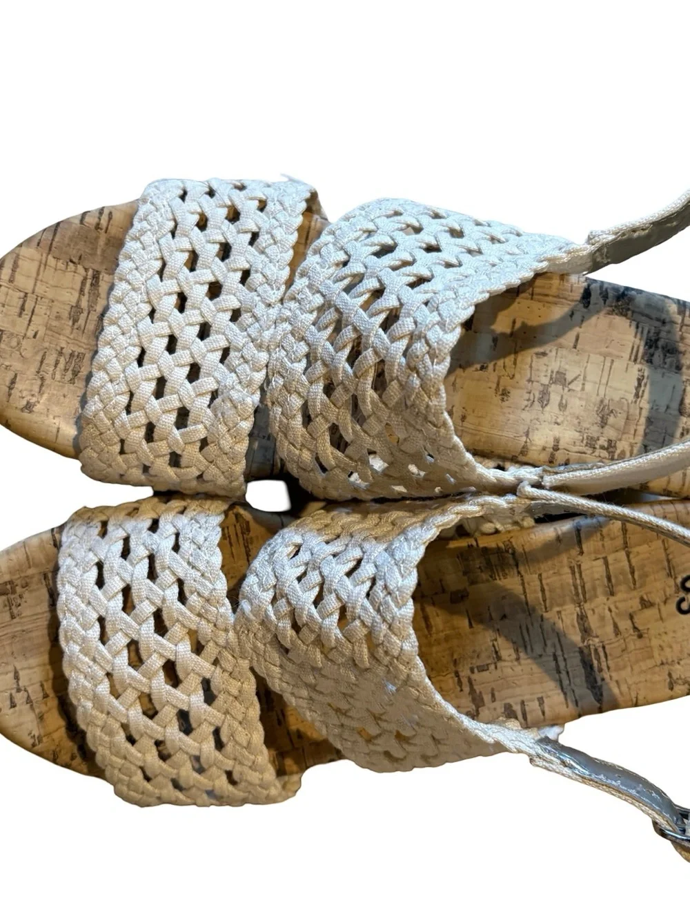 SO Strappy woven wedge sandals